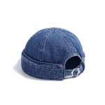 Japanese Style Washed Denim Beanie - Trendy Brand Unisex Retro Street Hip-Hop Sailor Cap