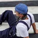 Japanese Style Washed Denim Beanie - Trendy Brand Unisex Retro Street Hip-Hop Sailor Cap - Image 2